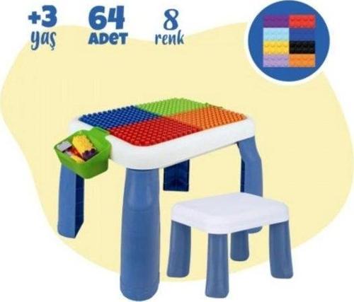 Birlik Büyük Sandalyeli Bi-Bloks Masası - Bloksuz