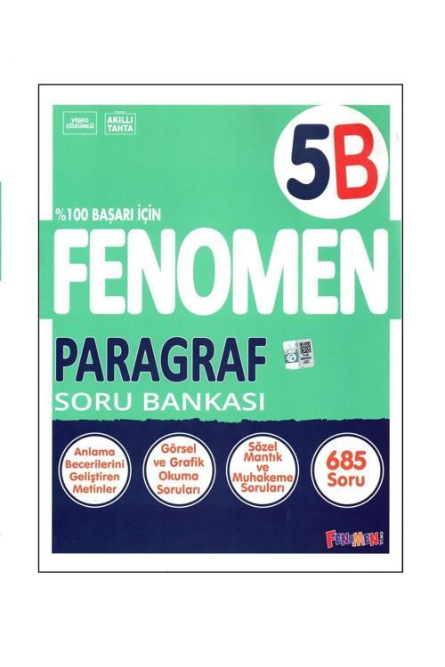 Fenomen Yayıncılık 5. Sınıf Paragraf Soru Bankası (B)