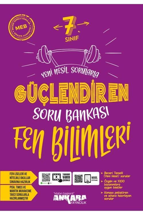 Ankara Yayıncılık 7. Sınıf Fen Bilimleri Güçlendiren Soru Bankası 2023-24 Dönemi
