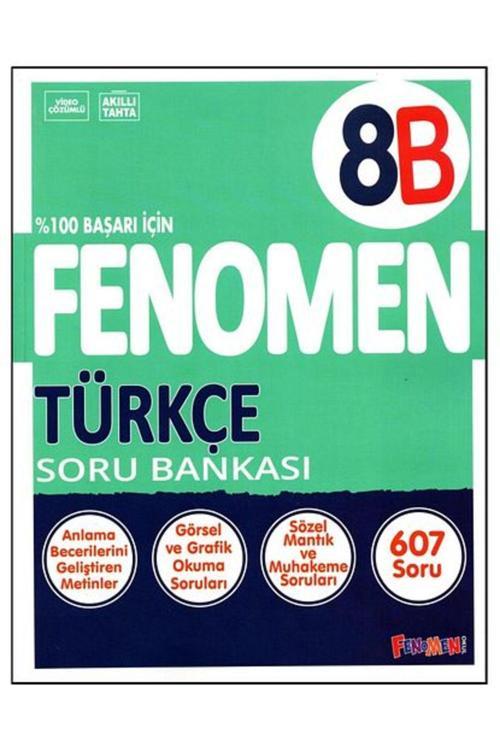 Fenomen Yayıncılık 8. Sınıf Lgs Türkçe Soru Bankası (B)