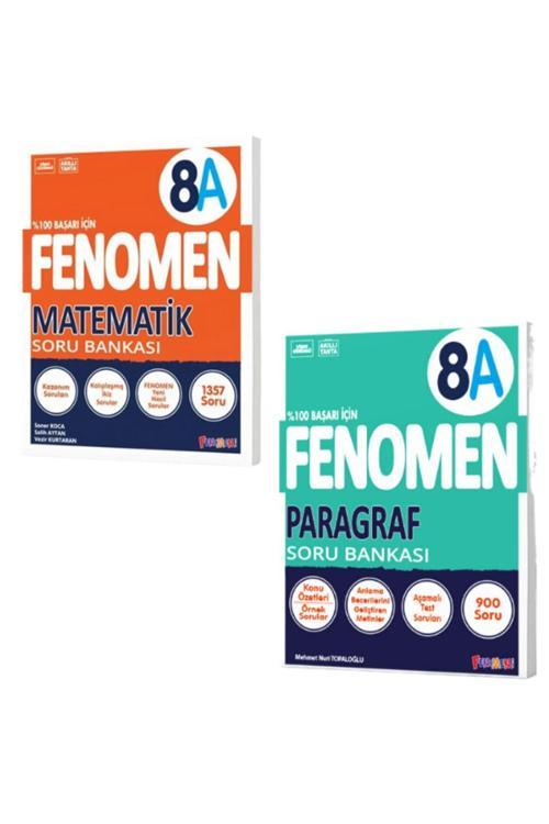 Fenomen Yayıncılık 8.Sınıf Matematik A Ve Paragraf A Soru Bankası 2 Kitap