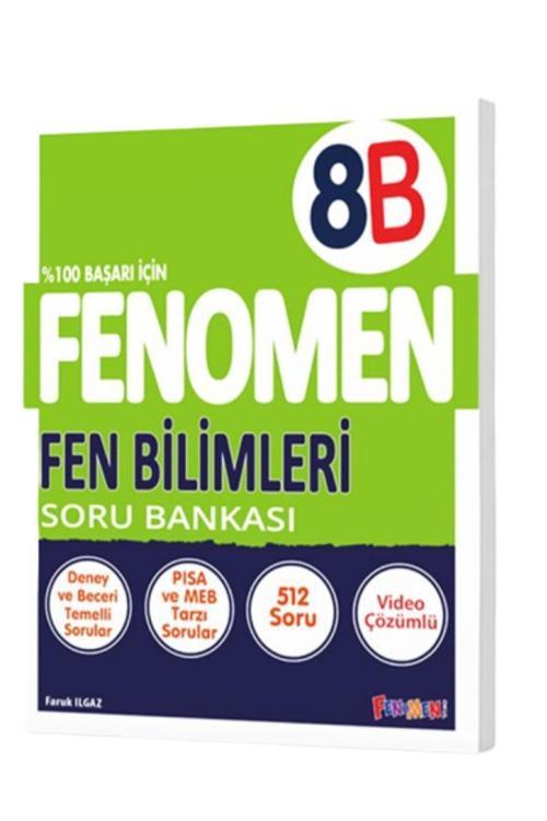 Gama Yayınları Fenomen 8.Sınıf Fen Bilimleri (B) Soru Bankası