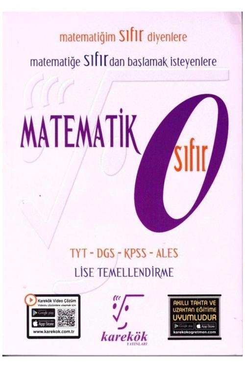 Karekök Eğitim Yayınları Matematik 0 Sıfır 2023 Lise Temellendirme