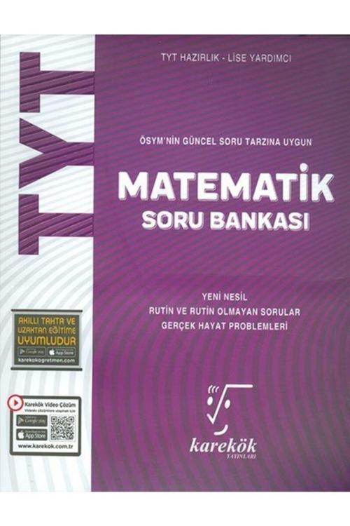 Karekök Eğitim Yayınları Tyt Matematik Güncel Soru Bankası