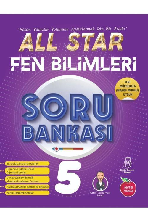 Newton Yayınları Yayınları Yeni 5.Sınıf All Star Soru Bankası Fen Bilimleri