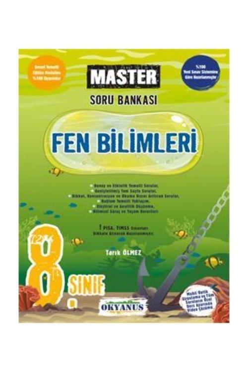 Okyanus Yayıncılık 2024 8. Sınıf Master Fen Bilimleri Soru Bankası Güncel Baskı