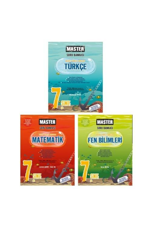 Okyanus Yayıncılık 7. Sınıf Master Türkçe - Matematik - Fen Bilimleri Soru Bankası Seti Okyanus 2024