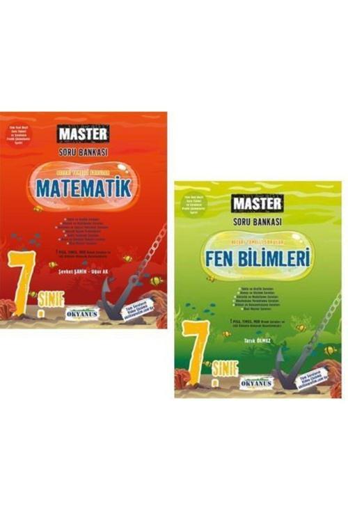 Okyanus Yayıncılık 7. Sınıf Matematik Fen Bilimleri Master Soru Bankası Seti Yeni 2021