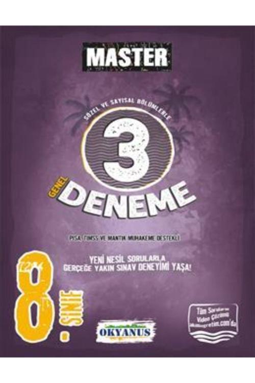 Okyanus Yayıncılık 8. Sınıf Lgs Master 3 Genel Deneme Okyanus