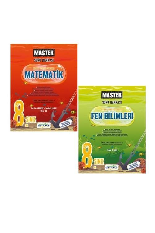 Okyanus Yayıncılık 8. Sınıf Lgs Master Matematik - Fen Bilimleri Soru Bankası Set Okyanus 2024