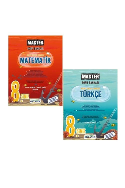 Okyanus Yayıncılık 8. Sınıf Lgs Master Matematik - Türkçe Soru Bankası Set Okyanus 2024