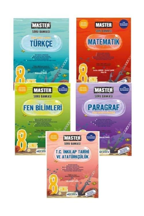 Okyanus Yayıncılık 8. Sınıf Lgs Yeni Baskı 2024-2025 Hazırlık Set 5 Kitap Master