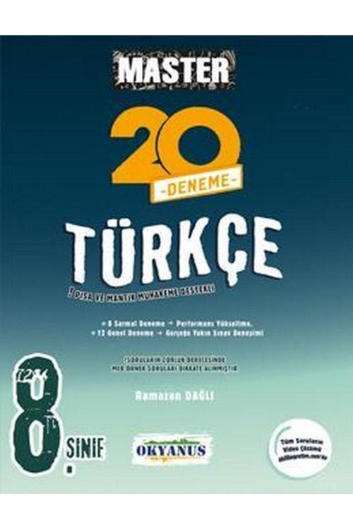 Okyanus Yayıncılık 8. Sınıf Master 20 Türkçe Denemesi 2024