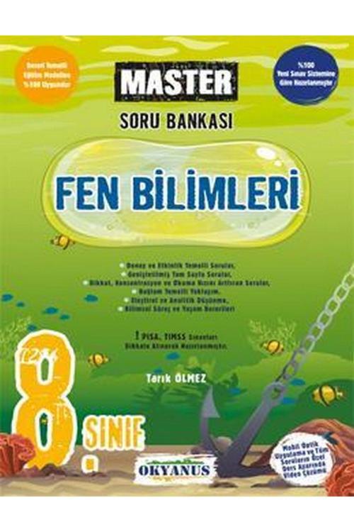 Okyanus Yayıncılık 8. Sınıf Master Fen Bilimleri Soru Bankası 2024