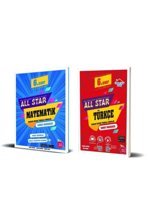 Newton Yayınları 6.Sınıf All Star Matematik Soru Bankası + All Star Türkçe Soru Bankası (2 Kitap)