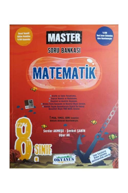 Okyanus Yayıncılık 8.Sınıf Lgs Master Matematik Soru Bankası ( Mantık Muhakeme Destekli)