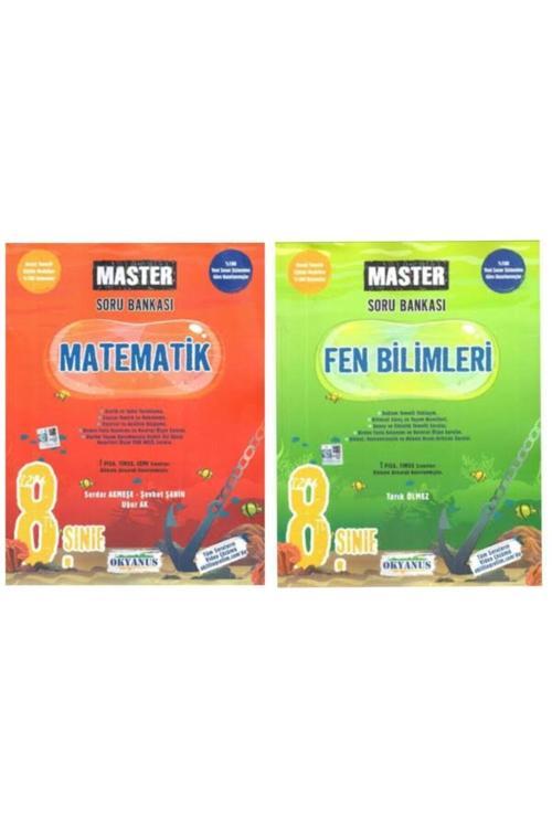 Okyanus Yayıncılık 8.Sınıf Okyanus Master Matematik + Fen Bilimleri Soru Bankası
