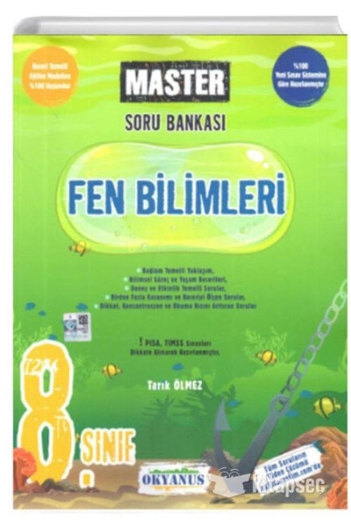 Okyanus Yayıncılık Güncel 8. Sınıf Master Fen Bilimleri Soru Bankası