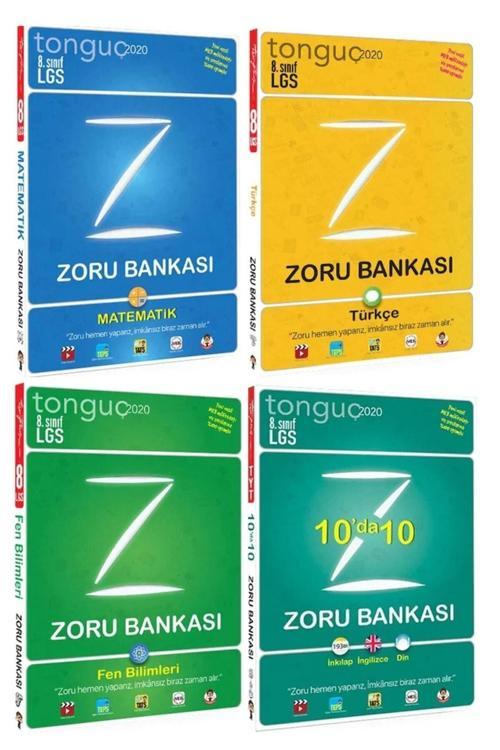 Tonguç Akademi 8. Sınıf Lgs Tüm Dersler Zoru Bankası Seti / Matematik-Türkçe-Fen-Sosyal-Din-İnkılap
