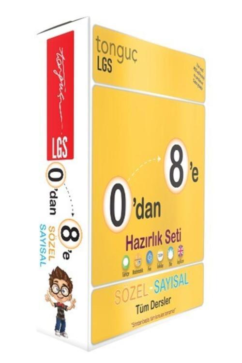 Tonguç Yayınları 0'Dan 8'E Sayısal Sözel Konu Anlatımlı Soru Bankası Seti