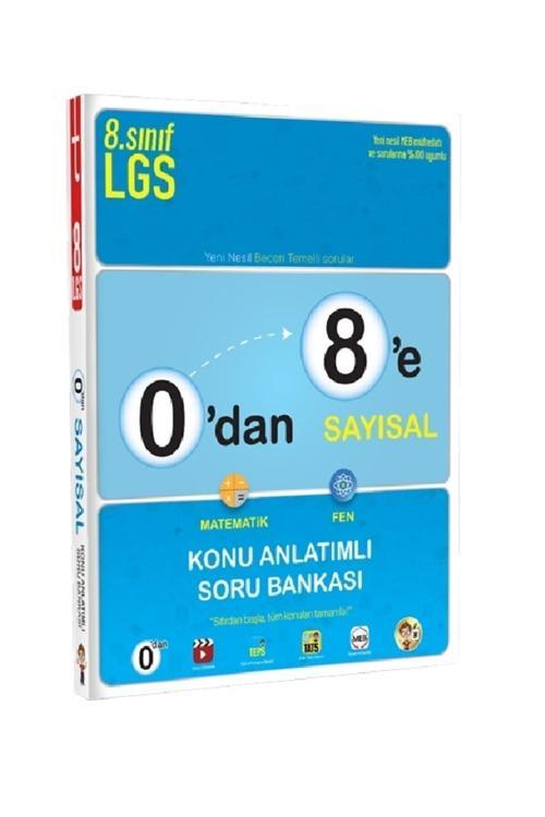 Tonguç Yayınları 8. Sınıf 0'Dan 8'E Sayısal Konu Anlatımlı Soru Bankası