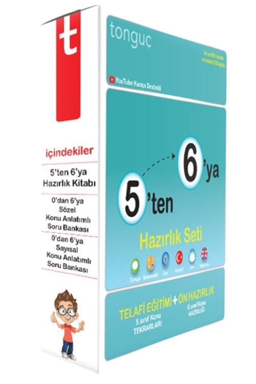 Tonguç Yayınları Güncel Baskı 5'Ten 6'Ya Hazırlık Seti