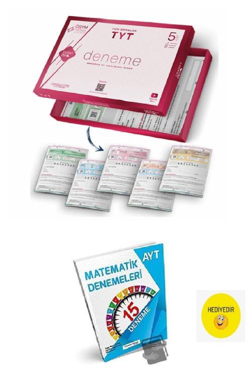 Üç Dört Beş Yayınları Tyt Tüm Dersler 5 Li Deneme - Güncel 2024 Baskı + Ayt 15 Li Matematik Denemesi Hediyeli