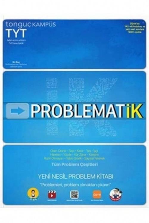 Tonguç Yayınları Grikoç Akademi Yks Tyt Problematik Yeni Nesil Kitap Tsb0001