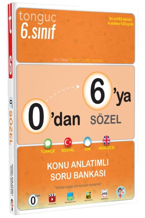 Tonguç Yayınları Güncel 0'Dan 6'Ya Sözel Konu Anlatımlı Soru Bankası