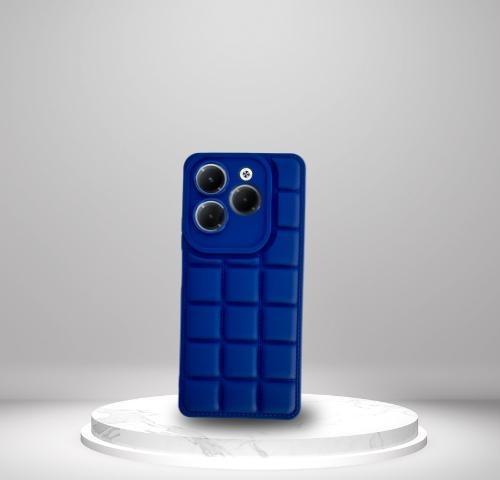 İnfinix Hot 40 Uyumlu  Silikon Madlen Case LACİVERT