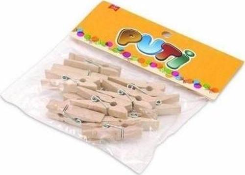 Ahşap Büyük Mandal Natural 12 Lİ 8795