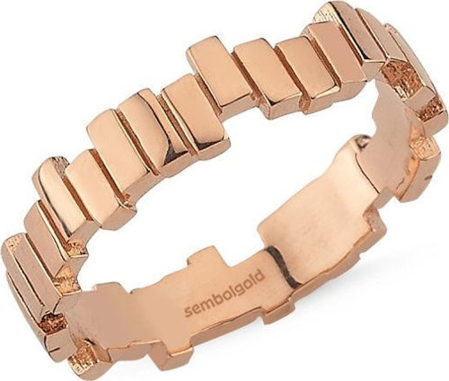 Rose Altın ZigZag Yüzük Yeni Model