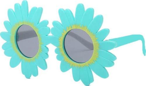 Mavi Renk Papatya Şekilli Parti Gözlüğü 18x10 cm