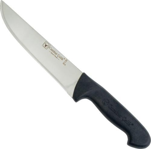 Sürmene Cumhur Çelik 61130 Kasap Kurban Bıçağı, 18 cm, Kaymaz Sap