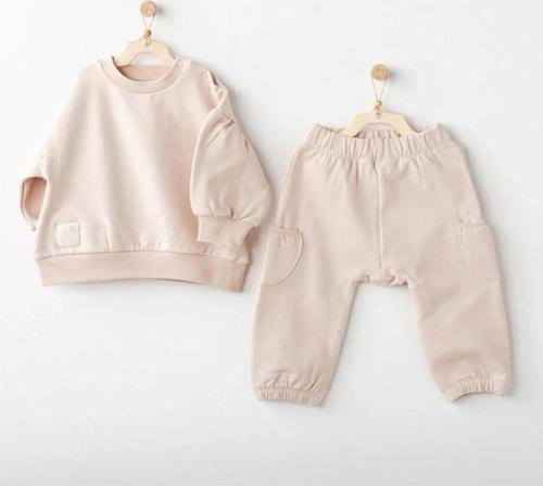 Ac25353 Basic 2'Li Bebe Takım Light Beige