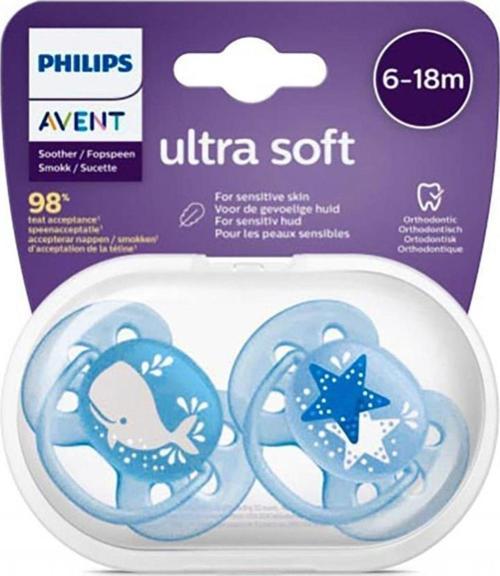Scf223/03 Ultra Soft Silikon Emzik 6-18 Ay Erkek