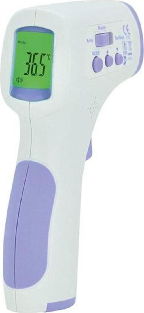 Dijital Temassız Termometre - 1 Sn - 32 Ölçüm Kapasiteli - Renkli Ve Sesli Uyarı