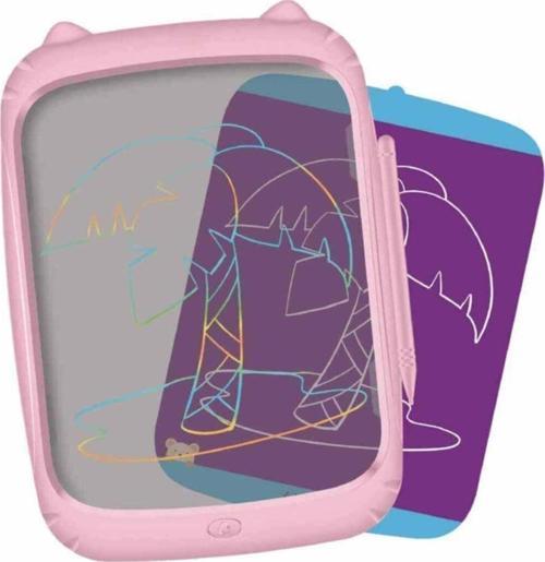 Wicue 11 Saydam Lcd Dijital Eğitim Tableti Pembe - 3+ Yaş