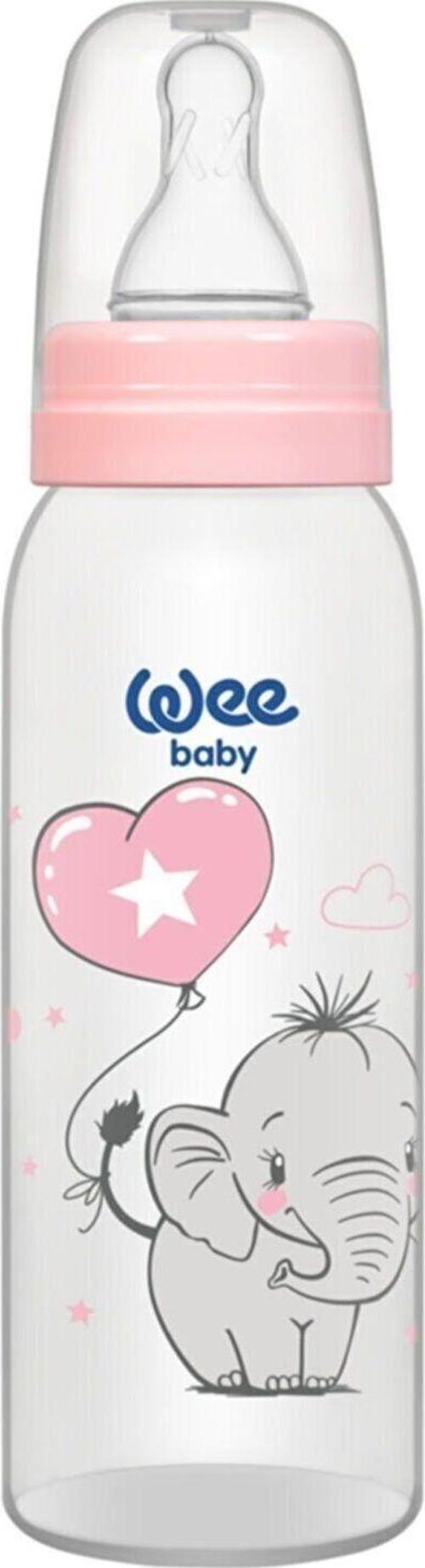 Baby Klasik Pp Biberon 250 Ml - Pembe Fil