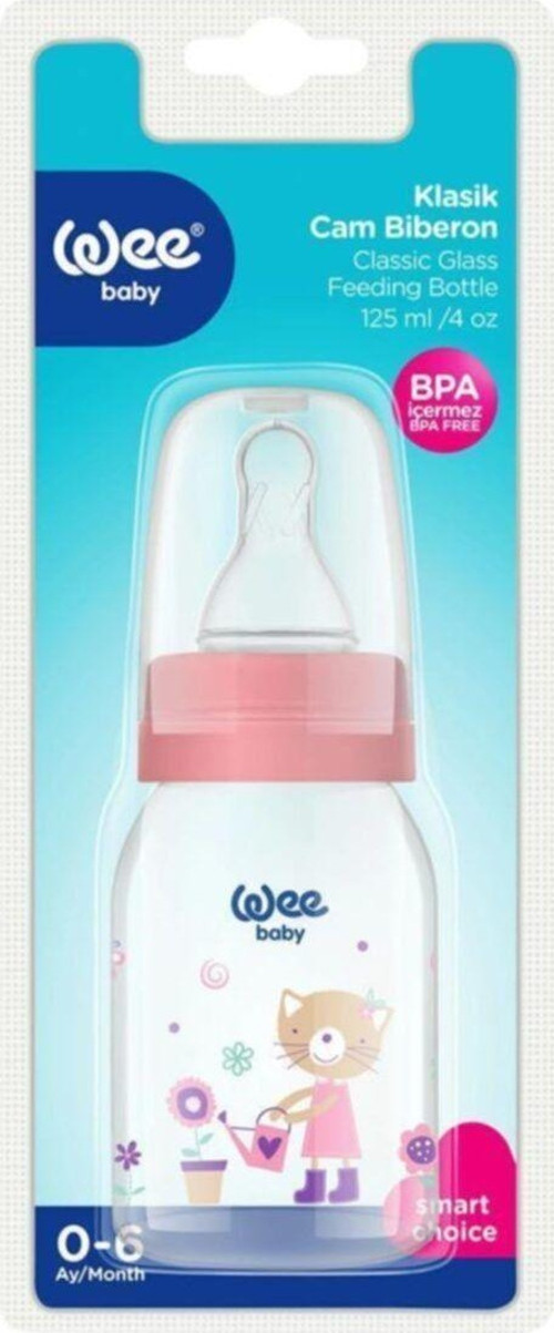Cam Biberon 125 Ml Pembe