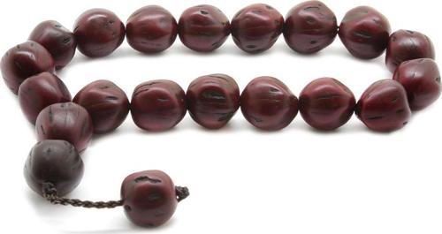 Sistemli Doğal Kesim Bordo Renk Kokulu Andız Ağacı Efe Tesbih