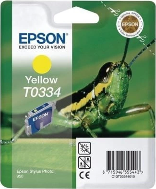 OUTLET EPSON T0334 C13T03344020 SARI ORJİNAL KARTUŞ 440 SAYFA (PHOTO 950 960)
