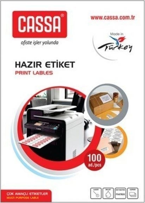 1036 LASER ETİKET 45x30mm 36x100 3600 ADET