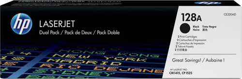 CE320AD (128A) SIYAH 2 LI PAKET TONER 2.000 SAYFA