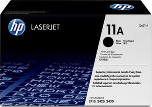 OUTLET HP Q6511A 11A SİYAH ORJİNAL TONER 6000 SAYFA (2410 2420 2430T 2430TN)