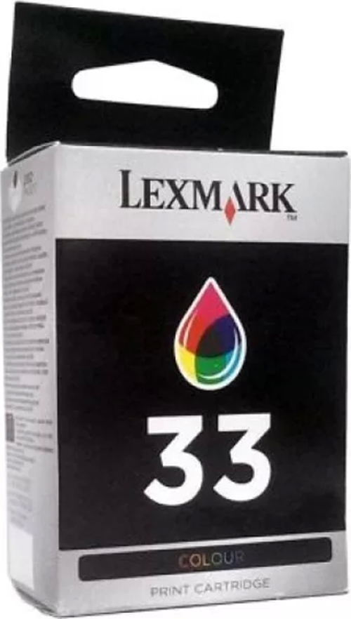 OUTLET LEXMARK 18CX033E 33 RENKLİ ORJİNAL KARTUŞ 150 SAYFA (X3350 P915 P6250 X5250 Z805)