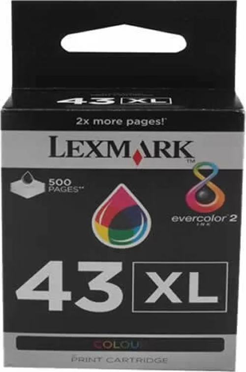 OUTLET LEXMARK 18YX143E RENKLİ ORJİNAL KARTUŞ 500 SAYFA YÜKSEK KAPASİTE (P250 P350 X4950 X9350 Z1520)