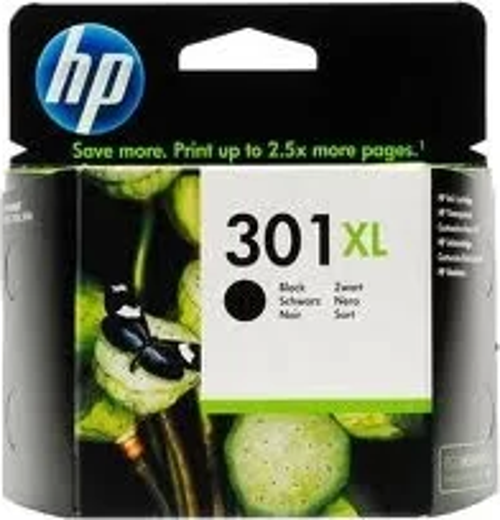 CH563EE (301XL) SIYAH YUKSEK KAPASITELI MUREKKEP KARTUSU 480 SAYFA