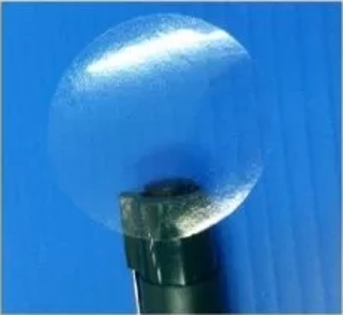 50 MM PVC ŞEFFAF YUVARLAK ETİKET 1000 Lİ SARIM