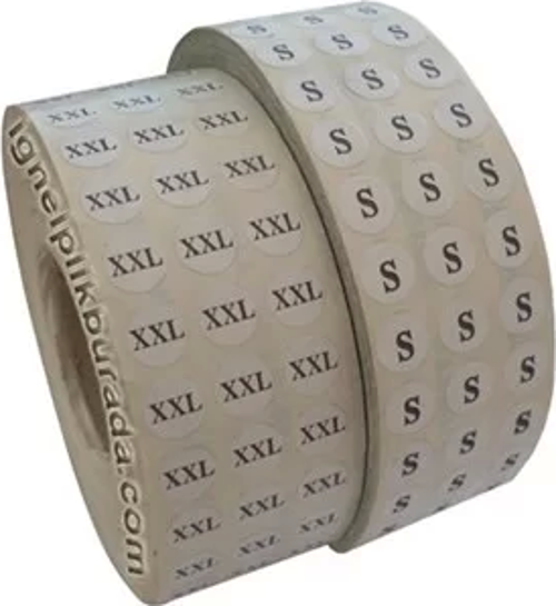 Beden Etiketi L (1 Rulo 3500 Adet)
